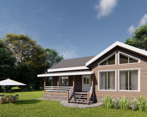 Фото Одноэтажные дома Загородный дом  NEXT-103